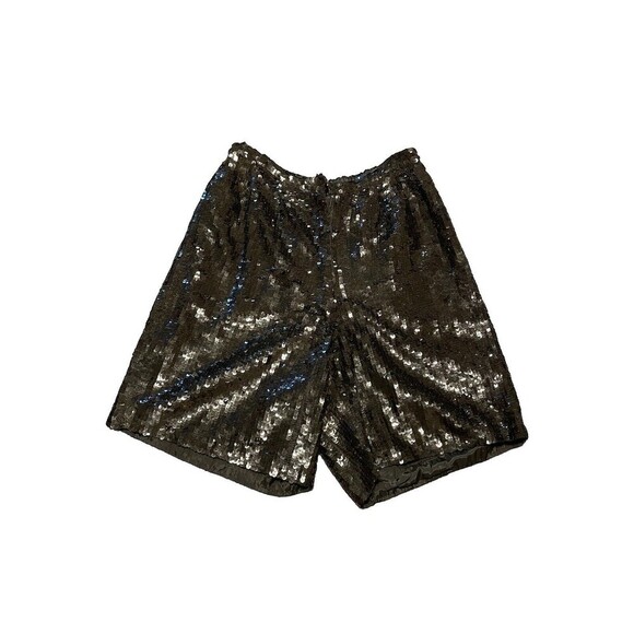 Lillie Rubin Black Sequin Shorts Vintage 1970’s Size 8/10 Medium